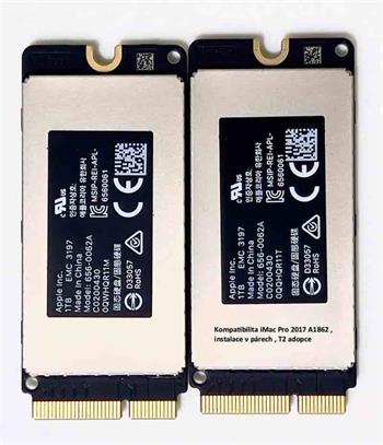 2TB Apple PCIe SSD kit pro Apple iMac Pro 2017 A1862 EMC 3197 použitý