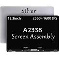 Apple MacBook Pro 13" Retina M1 A2338 2020 LCD assembly stříbrný  displej