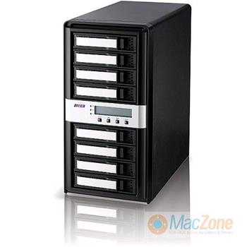 Areca 8050T5U 8bay Thunderbolt 5 RAID box na 8 disků SATA/SAS, HW RAID