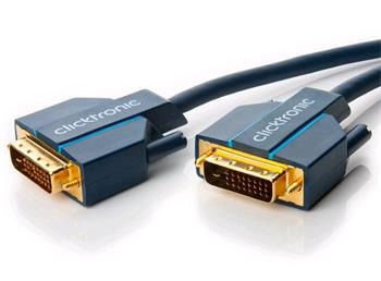 ClickTronic DVI-D/DVI-D cable M/M 7,5m