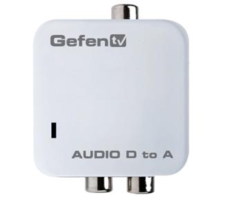 Gefen GefenTV Digital Audio to Analog Adapter - GFN-GTV-DIGAUD-2-AAUD