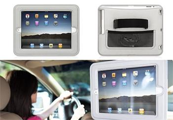 Griffin CinemaSeat 2 obal s držákem na zadní sedadlo pro Apple iPad 2/3 - šedý