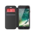Griffin Survivor Clear Wallet iPhone 6 Plus/6S Plus/7 Plus - odolný obal typ peněženka černý 