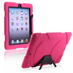 Griffin Technology Survivor - extrémně odolný pevný obal pro Apple iPad 2/3 /4 růžový