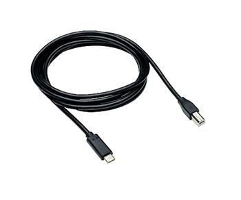 Kabel USB typ USB-C na konektor USB 2.0 B ( disk, tiskárna) , černý, 2 metry