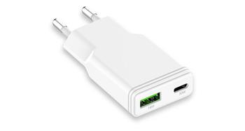 LMP 30W USB-A & USB-C Dual Power Adapter Ultra Slim - dvojitý cestovní adaptér USB-C 30W