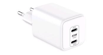 LMP Dual-Port 45W USB-C power adapter GaN - napájecí adaptér USB-C 45W pro Apple