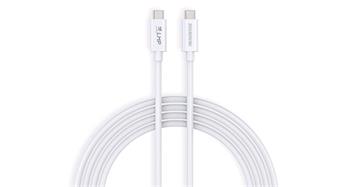 LMP nabíjecí a datový kabel USB-C USB4 ( 20G ) kabel 60W DP Alt 8K 3m, bílý