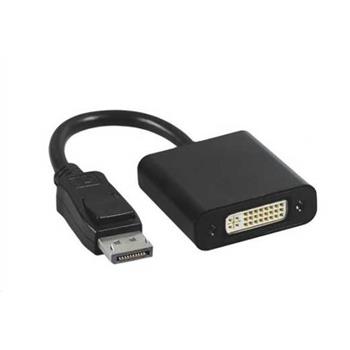 MacPower Display Port M na DVI F redukce, černá