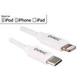 MacPower USB-C kabel s konektorem Lightning ( MFI certifikace ) pro iPhone  1m  