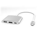 MacPower USB-C  na HDMI a USB 3.0 s podporou nabíjení pro  Apple s USB-C 