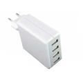 MacPower USB nabíječka 4 x USB 5V , až 4800mA pro Apple iPad  , iPhone, Samsung 100W a bílá,  retail balení