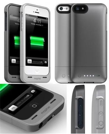 Mophie Juice Pack Helium přídavná baterie pro iPhone 5 / 5S / SE tmavá metalická 1500mAh