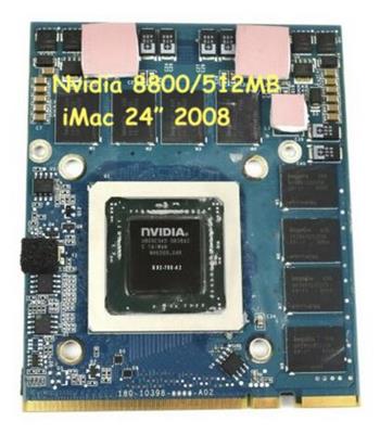 NVidia GeForce 8800 , 512MB MXM grafická karta pro Apple iMac 24" 2008