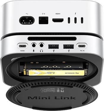 Orico MiniLink 40Gbps dock a storage v jednom pro nový Apple MacMini M4