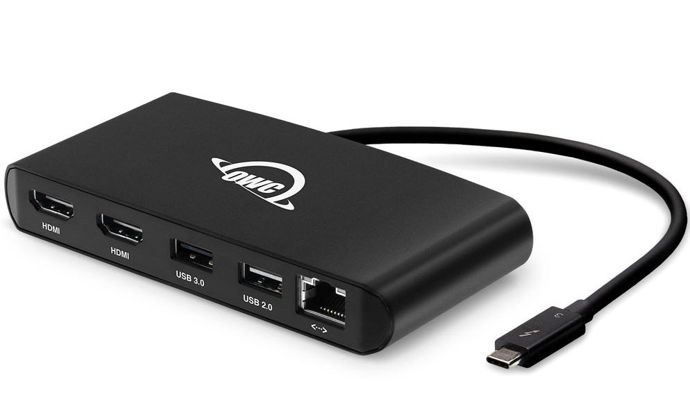 OWC 5-port Thunderbolt 3 Mini Dock dokovací stanice OWCTB3MDK5P 2x HDMI