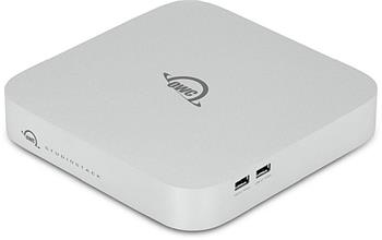 OWC Studio Stack - Thunderbolt 5 externí hub a box na SATA HDD/SSD a NVMe M.2 disky designu MacStudio