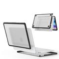 Pevný plastový obal pro Apple MacBook Neo 2026  A3404 šedo-průhledný