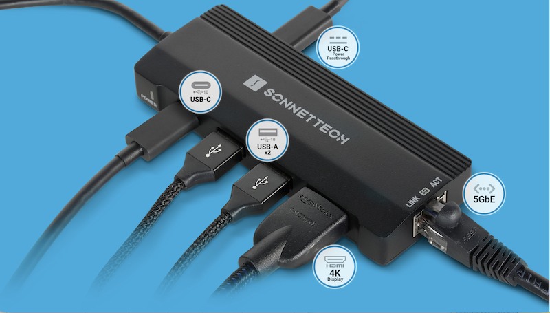 Sonnet Echo 6 USB-C Multi Hub 5 GbE ECHO-HB6-USBC