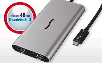 Sonnet Thunderbolt 3 na dual HDMI 2.0 adaptér TB3-DHDMI , podpora 4K