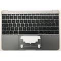Topcase s klávesnicí pro  Apple MacBook 12" A1534 2016-2017 Space Gray CZ layout  
