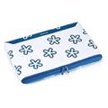Tucano  Second Skin neoprénový obal na MacBook Pro 17 "  a  PC notebooky 16" a 17" Blue and White flowers 