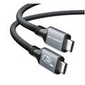 ULT USB4 USB-C 40Gbit  kabel  M-M  až 240W, až 8K@60Hz - 2m opletený